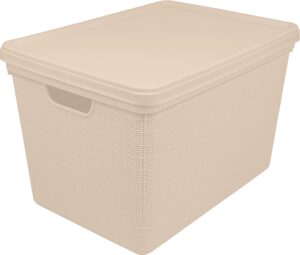 CAIXA ORG. C/  TAMPA JUTA 22L - CRU