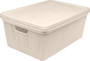 CAIXA ORG. C/ TAMPA JUTA 15L - CRU