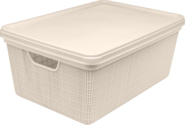 CAIXA ORG. C/ TAMPA JUTA 15L - CRU