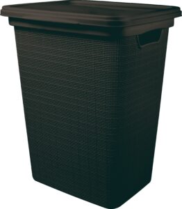 CESTO DE ROUPA JUTA 45L  - PREA