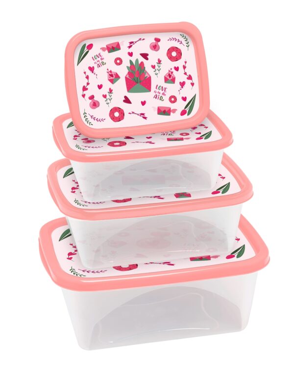 CONJ. 04 PCS RET. (220/420/750/1270 ML) DECOR