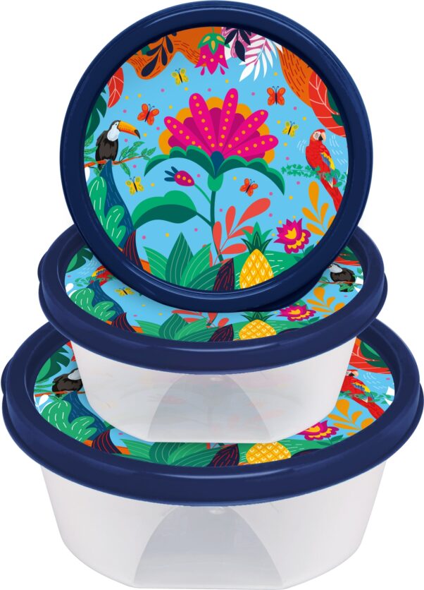 CONJ. 03 POTES RED. 210/370/740ML DECOR