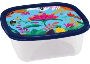 POTE QUAD. PEQ. 390ML DECOR.