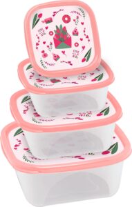 CONJ. 04 PCS QUAD. (230/390/690/1200ML) DECOR