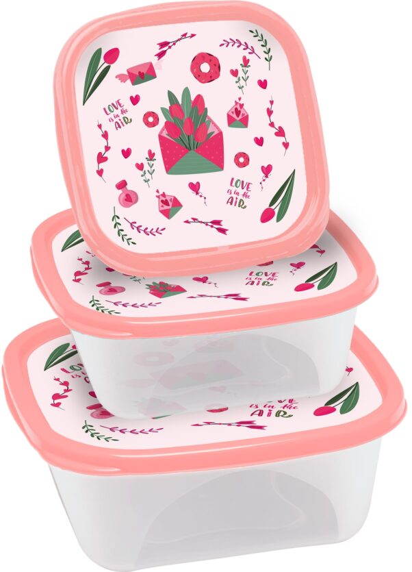 CONJ. 03 PCS QUAD. (230/390/690ML) DECOR