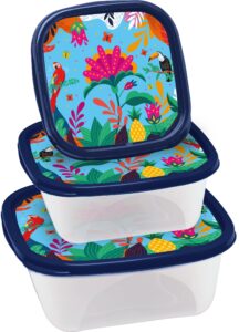 CONJ. 03 PCS QUAD. (230/390/690ML) DECOR