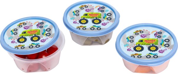 CONJ. ORGANIZADOR VERSATIL RED. 03 PCSS 210ML KIDS