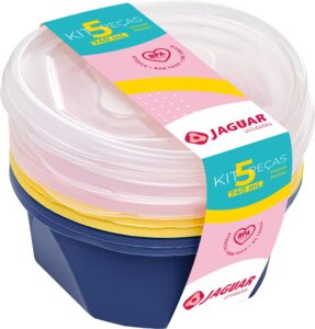 CONJ. 5 PCS RED. 740ML - MIX COLOR