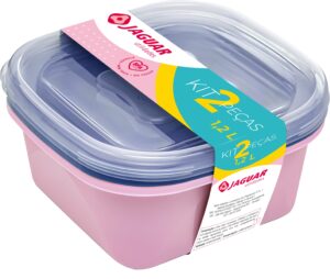 CONJ. 2 PCS QUAD. 1,2L - MIX COLOR