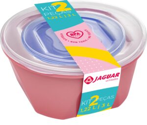 CONJ. 2 PCS RED. 3L / 1,22L - MIX COLOR